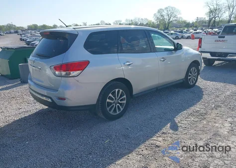 2014 Nissan Pathfinder S из США, поврежденный, VIN 5N1AR2MN0EC631828